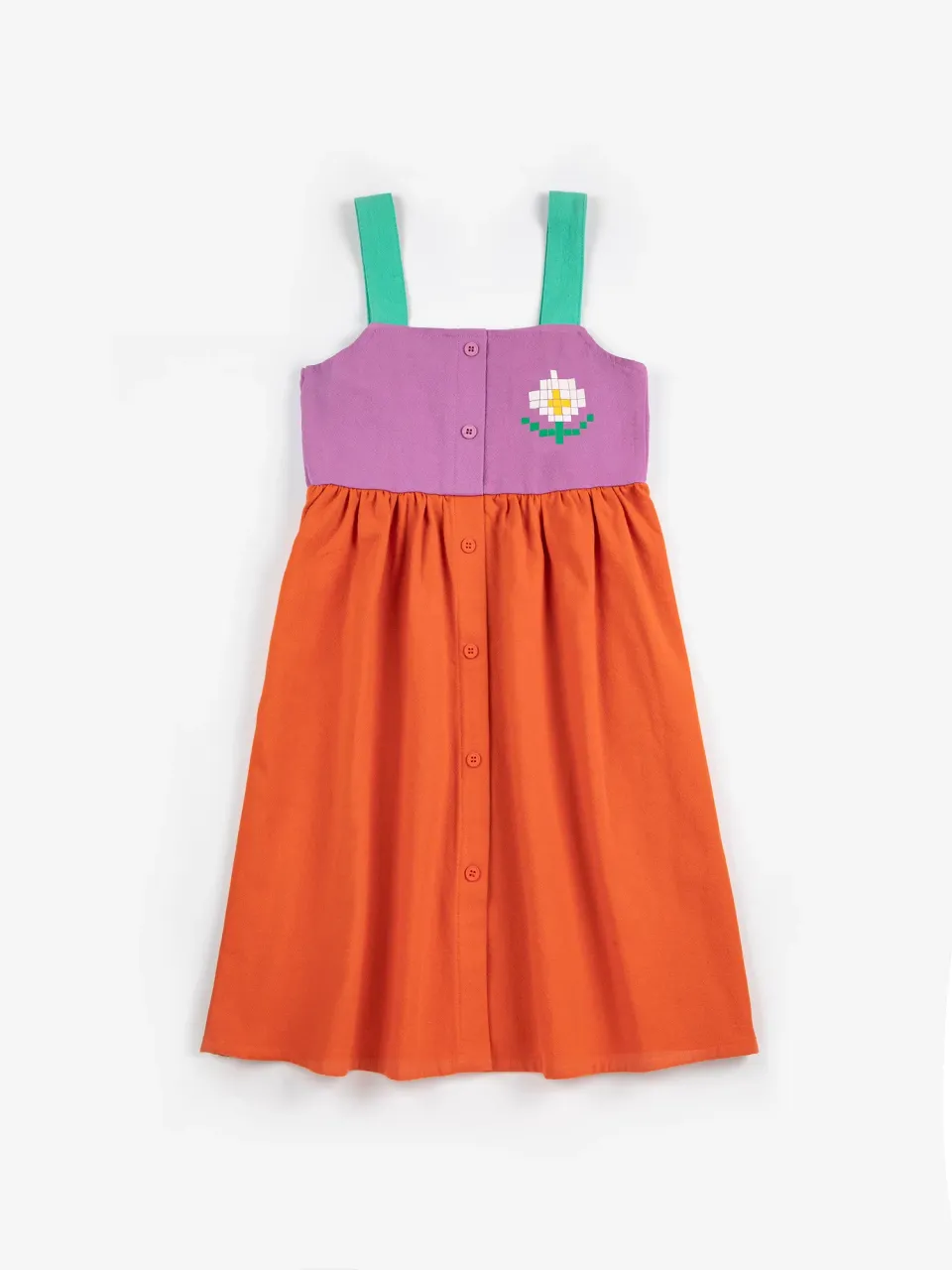 Bobo Choses Pixel Daisy sb126ac108 kjole vævet