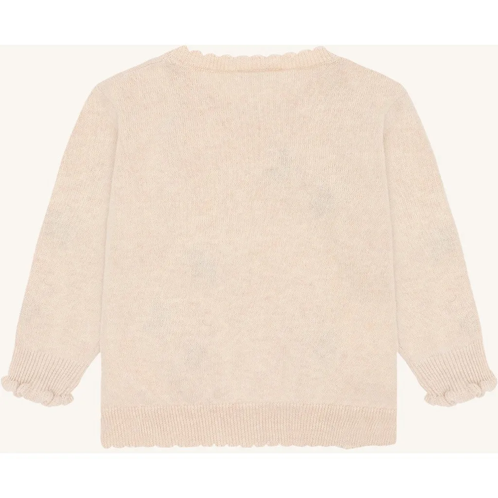 Hust & Claire HCPusle pullover Whisper Melange bomuld
