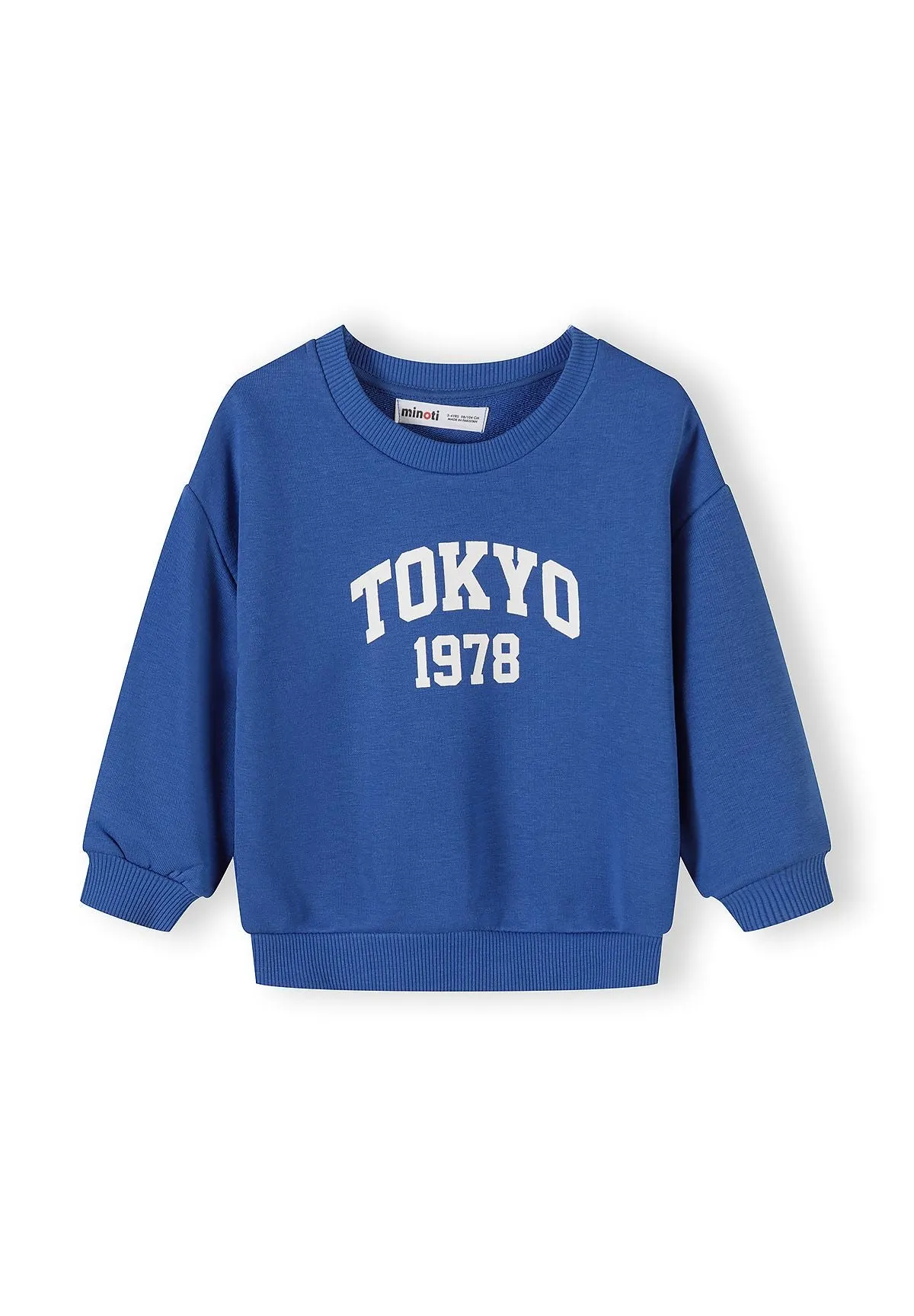 Minoti 44762 sweatshirt 2-pak rød blå