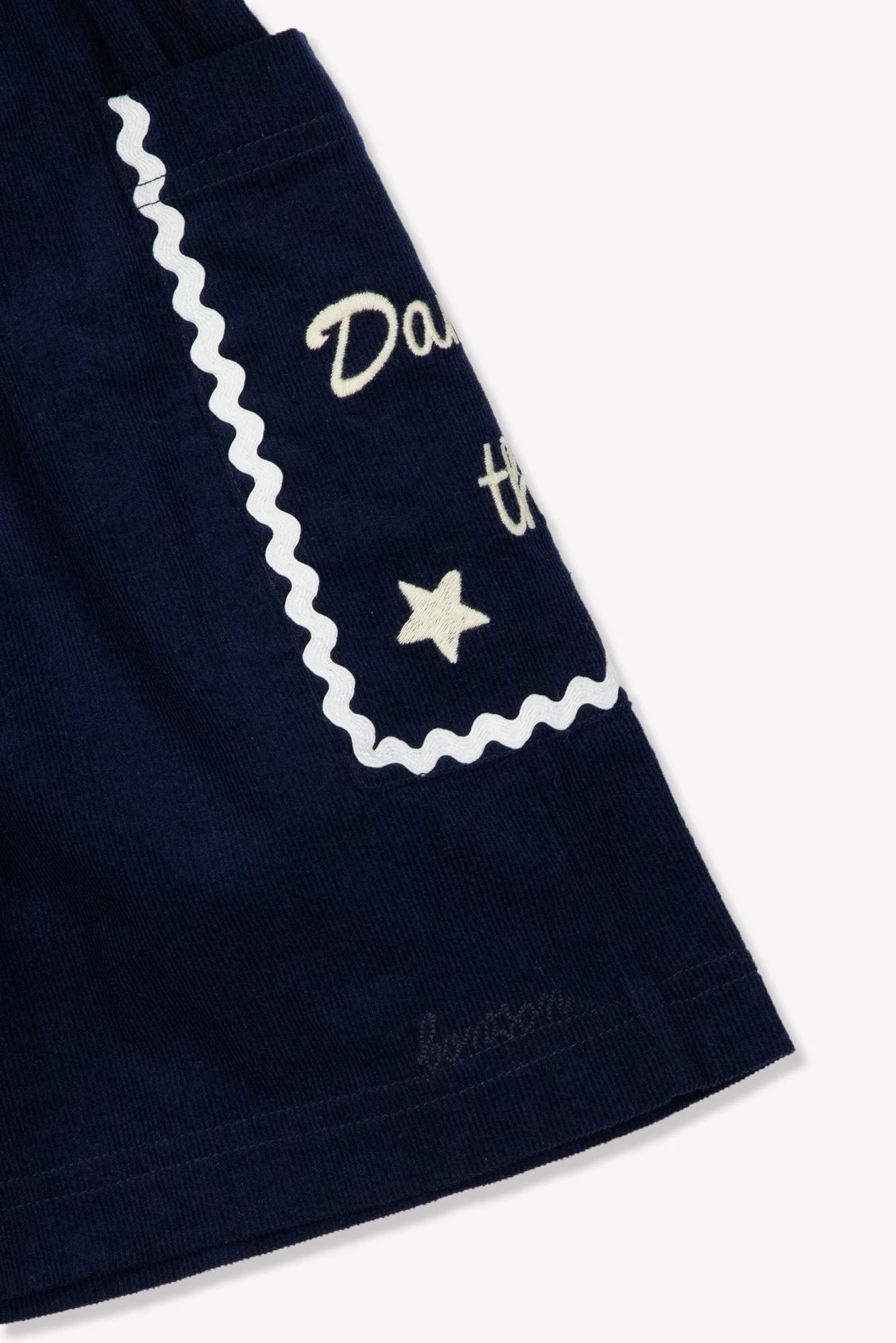 Bonton Ruche nederdel sailor blue bomuld
