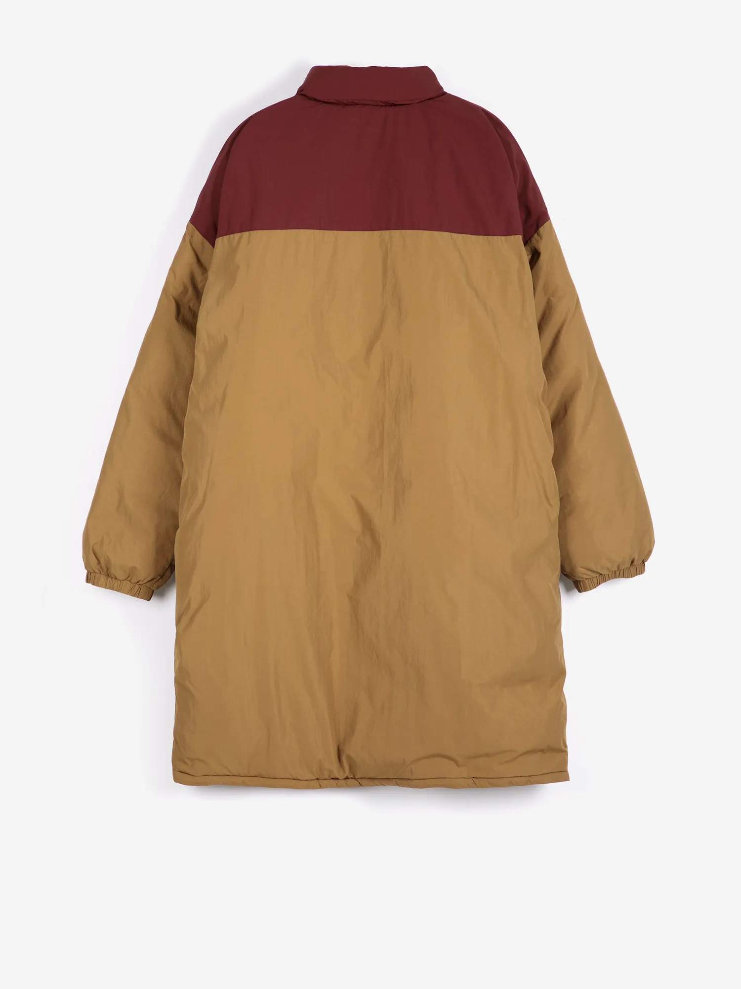 Bobo Choses Oversize Long Color Block pufferjakke grøn