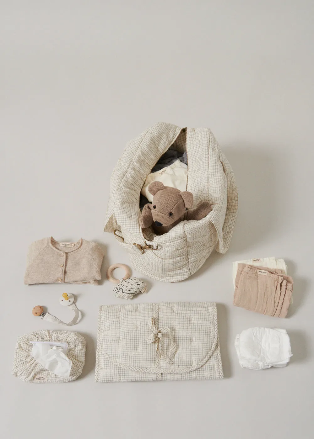 MarMar Nursing Bag pusletaske Deep Lake Check