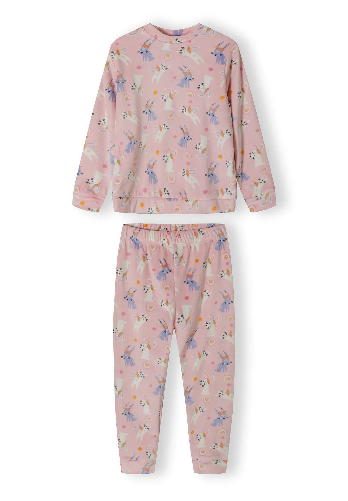 Minoti 41555 pyjamas rosa enhjørning piger