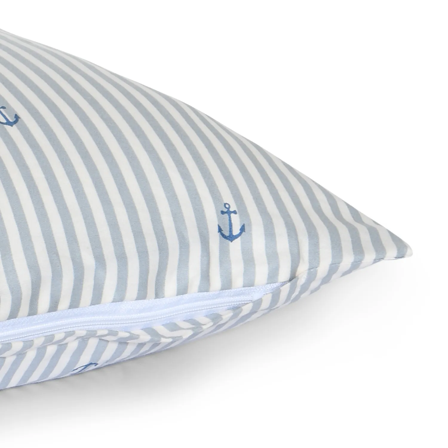 nuuroo Bera junior sengetøj Stripe anchor satin økologisk