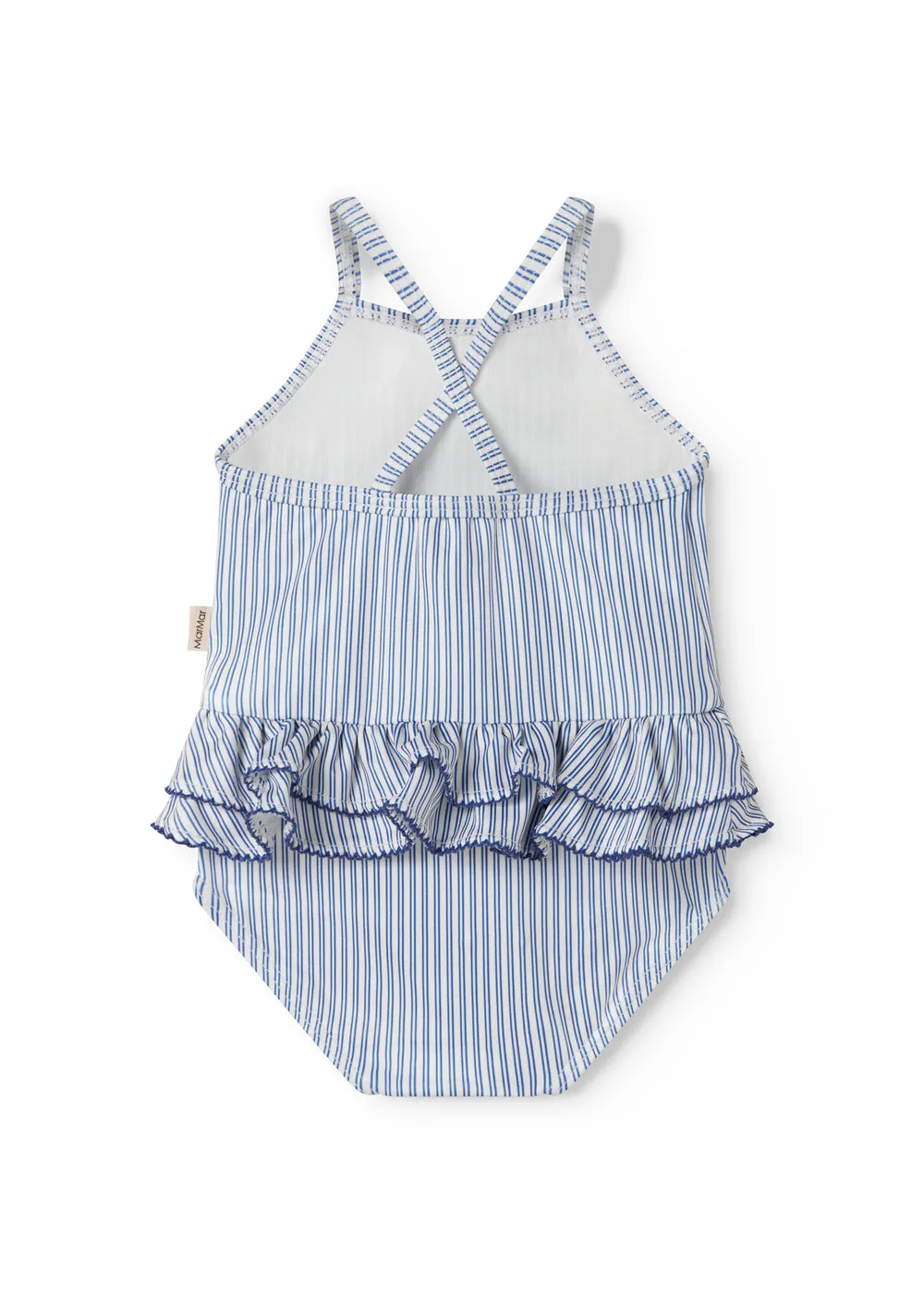 MarMar Swinnie Bathing Suit badedragt Bolich Blue Stripe stribet