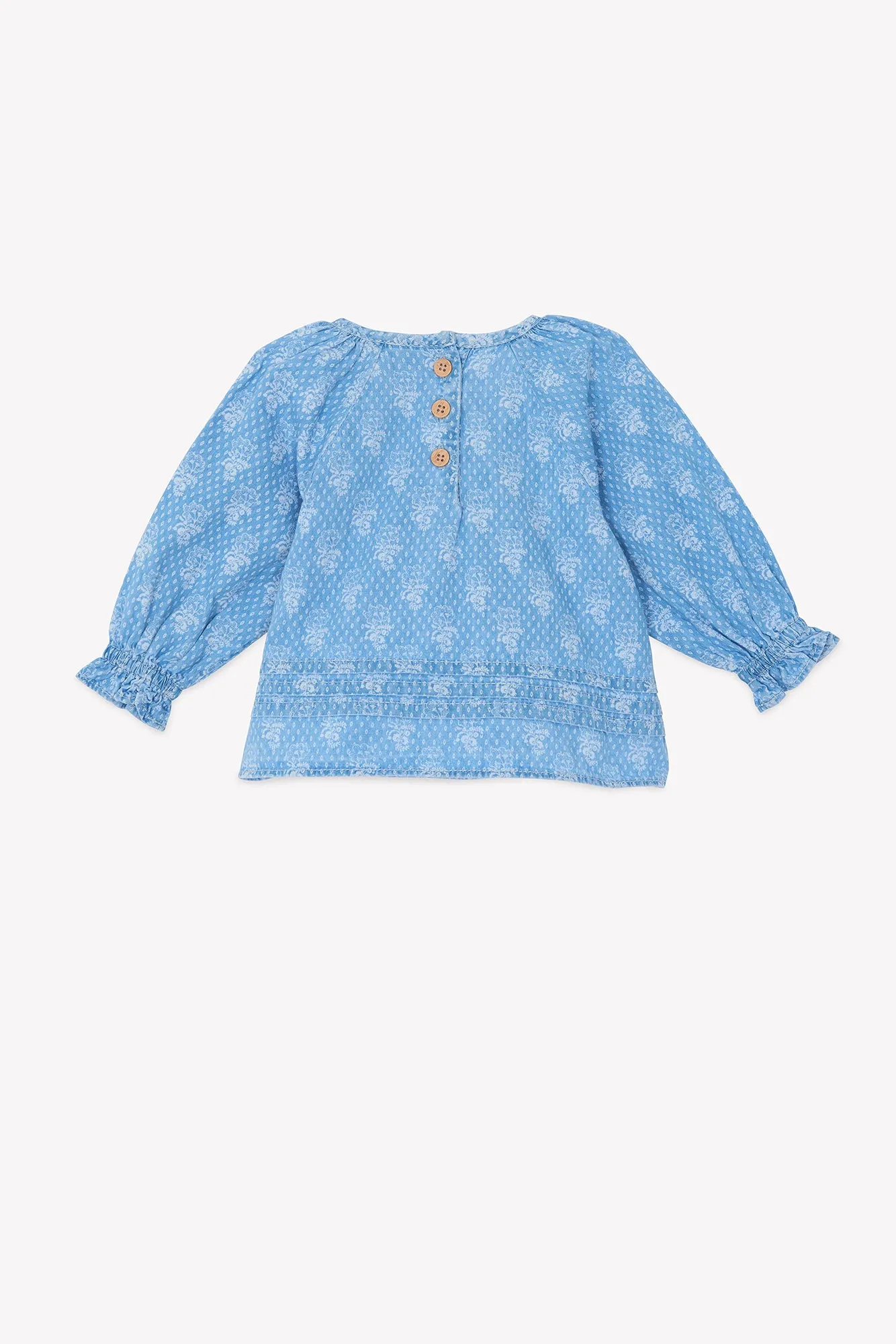 Bonton Mathilde bluse mini bandana blå baby