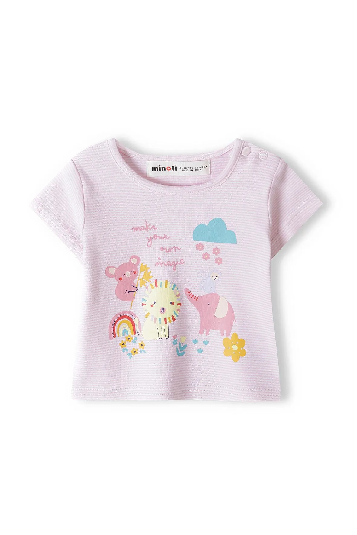 Minoti 38017 T-shirt 2-pak bomuld petrol enhjørning
