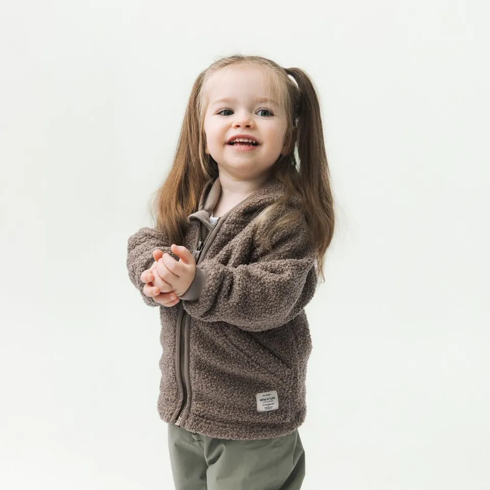 MINI A TURE Matliff teddyfleece jakke