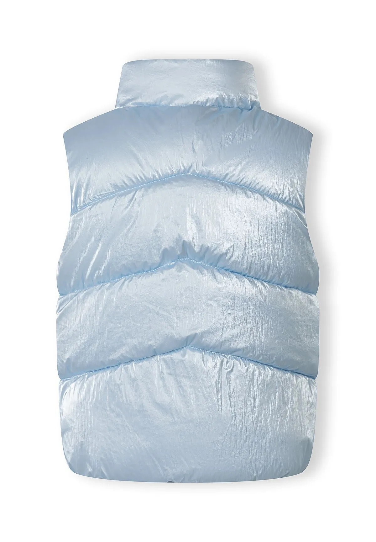 Minoti 44573 vest lyseblå nylon til piger