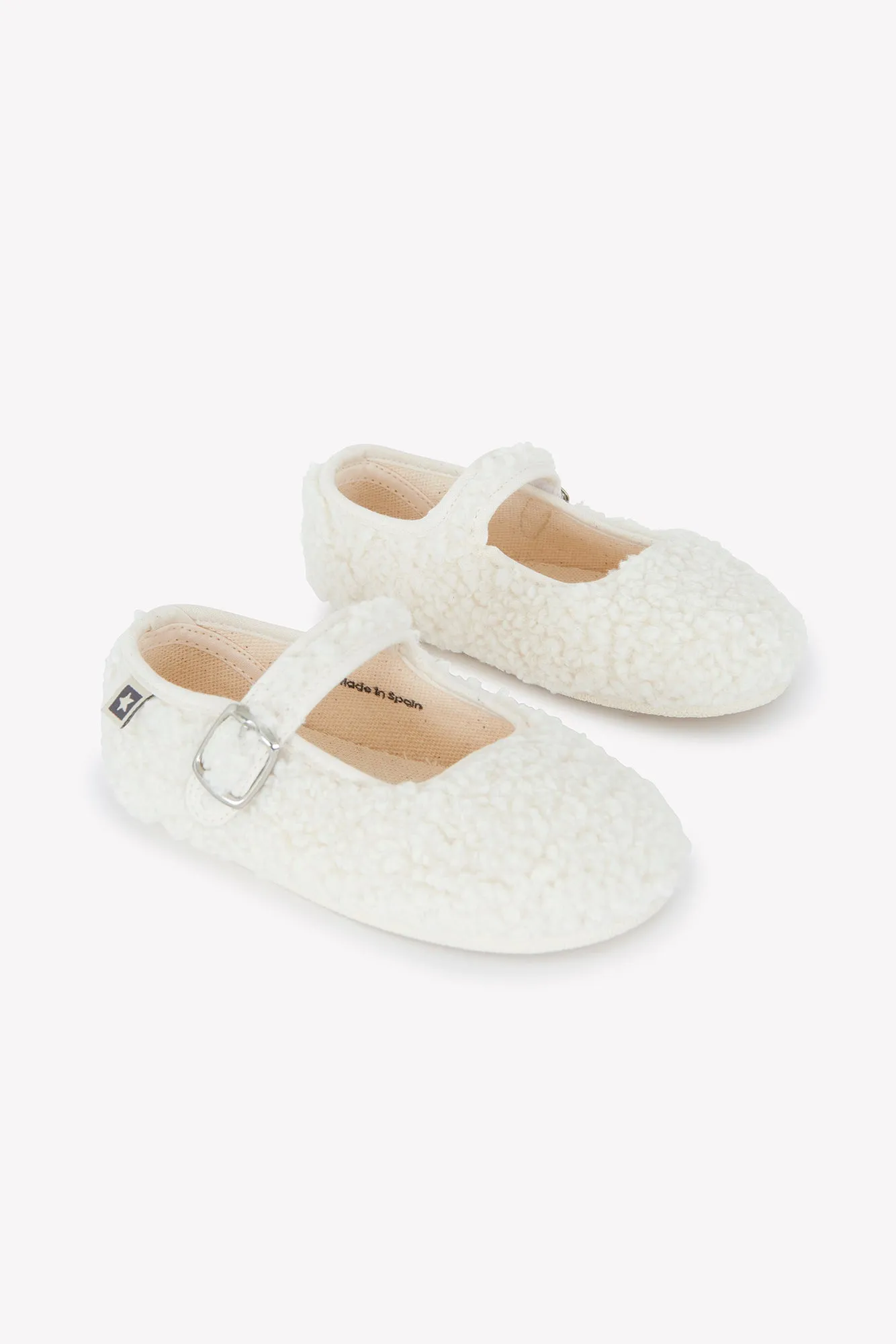 Bonton Jane Ecru sutsko sherpa velcro