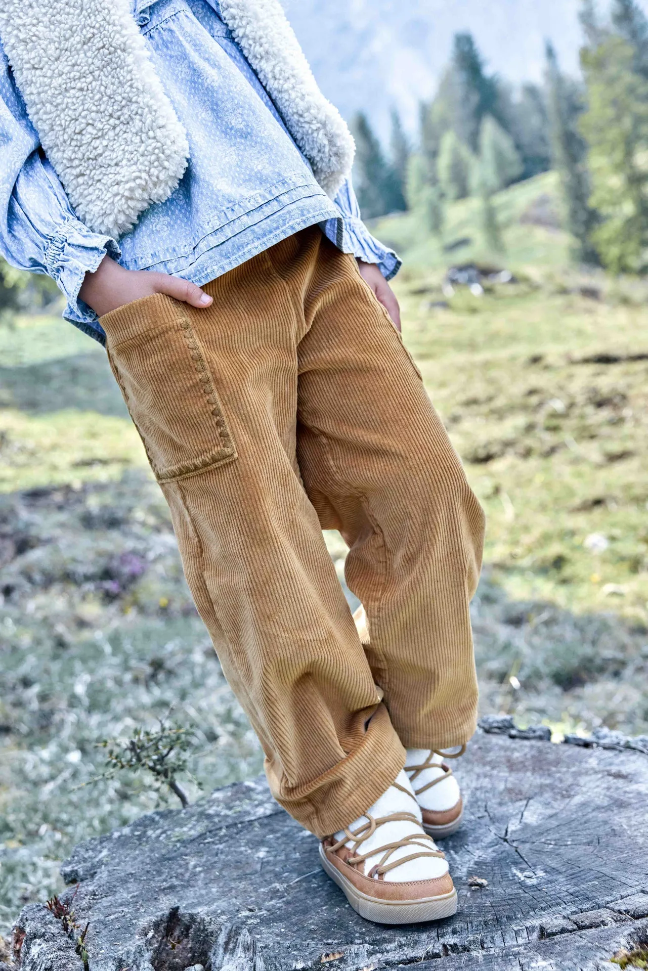 Bonton Basil Skimo vinterstøvler brun sherpa