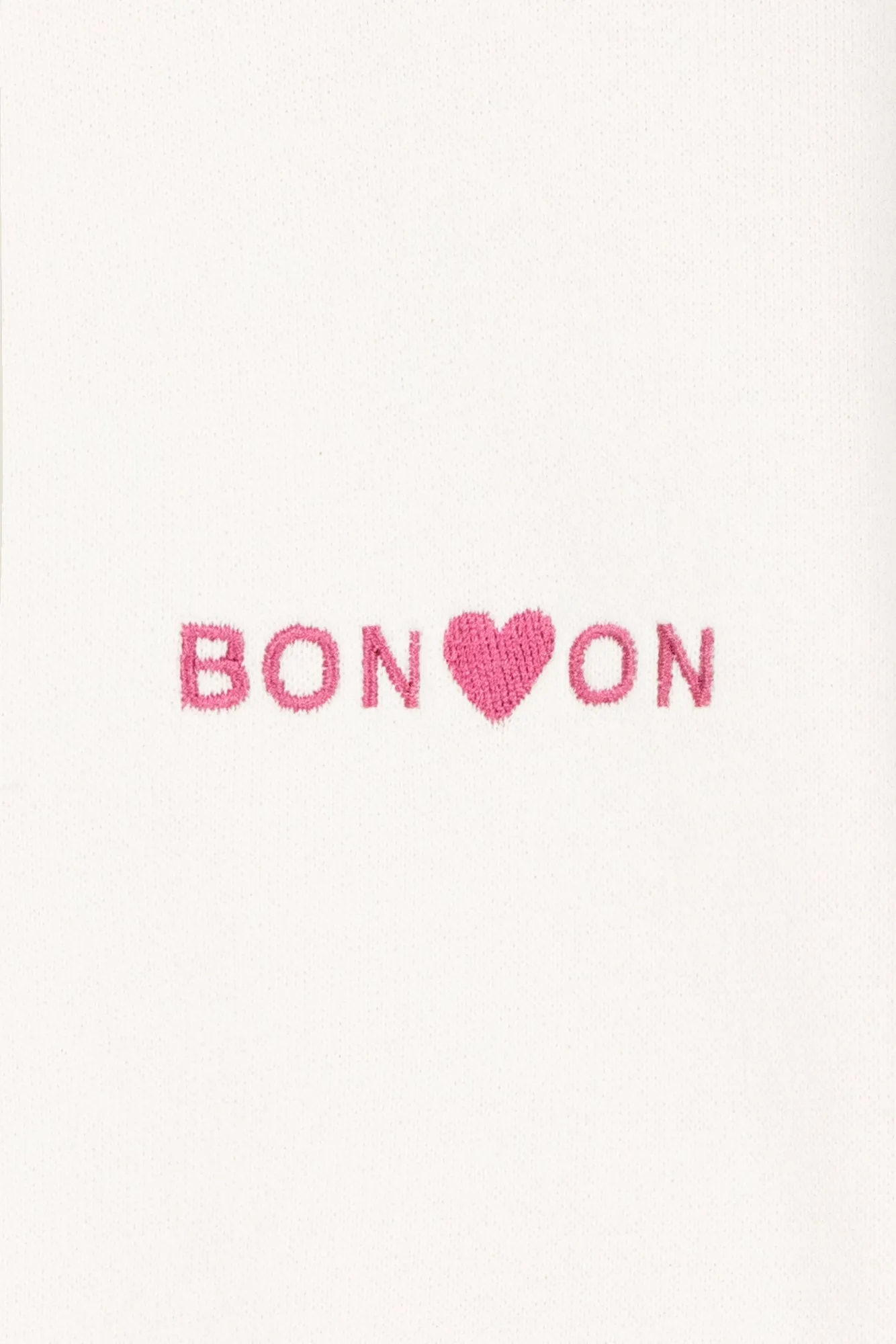 Bonton Mia sweatshirt milk bomuld lynlås