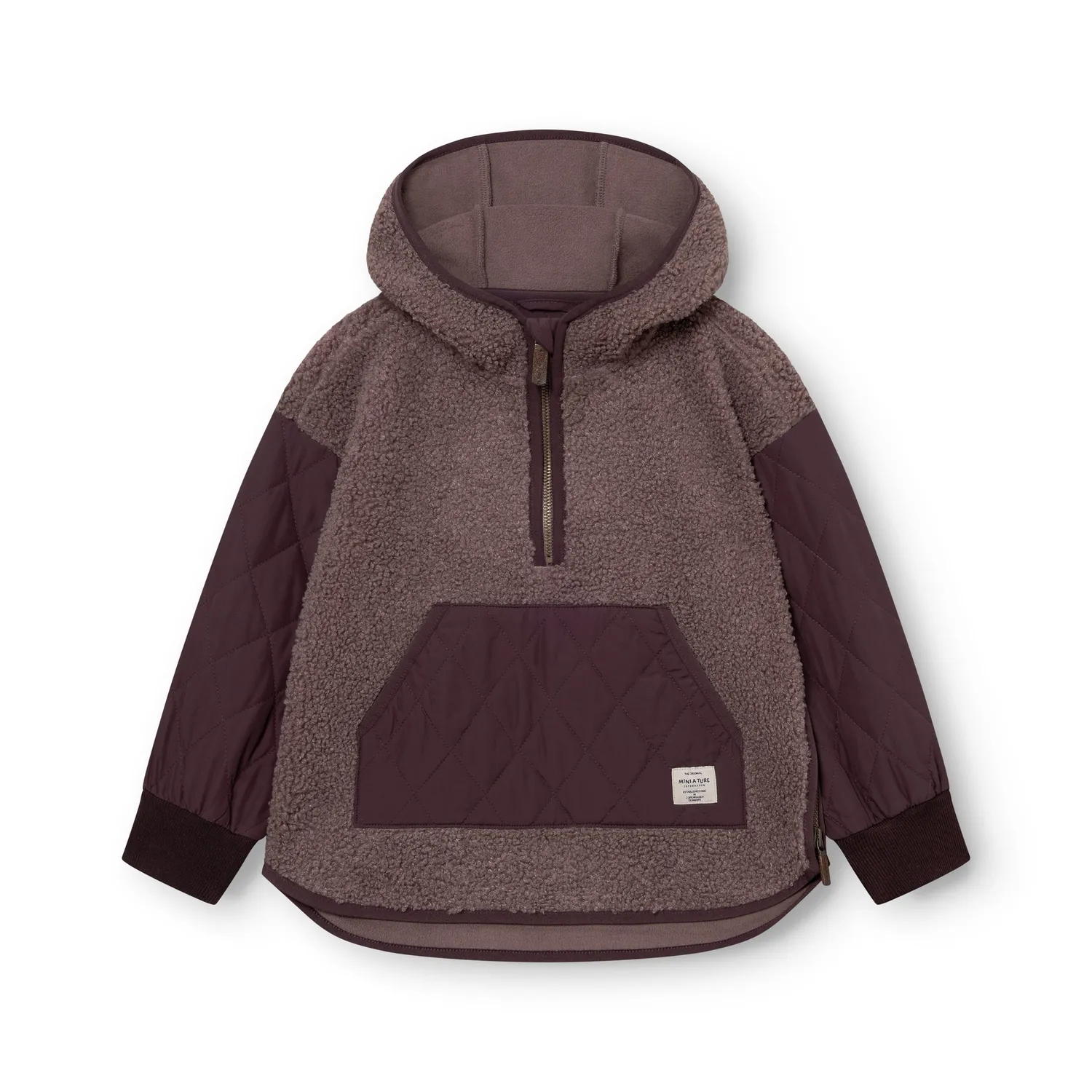 MINI A TURE Matsixten termo anorak Plum kitten fleece