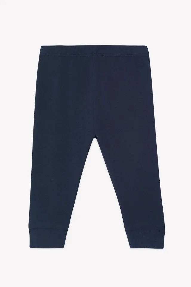 Bonton Tino Sailor Blue leggings navy bomuld