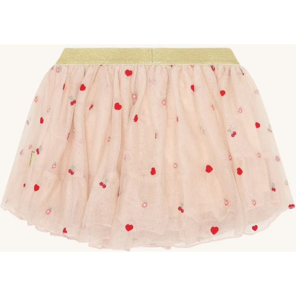 Hust & Claire HCNinna Cherry nederdel Quartz broderi