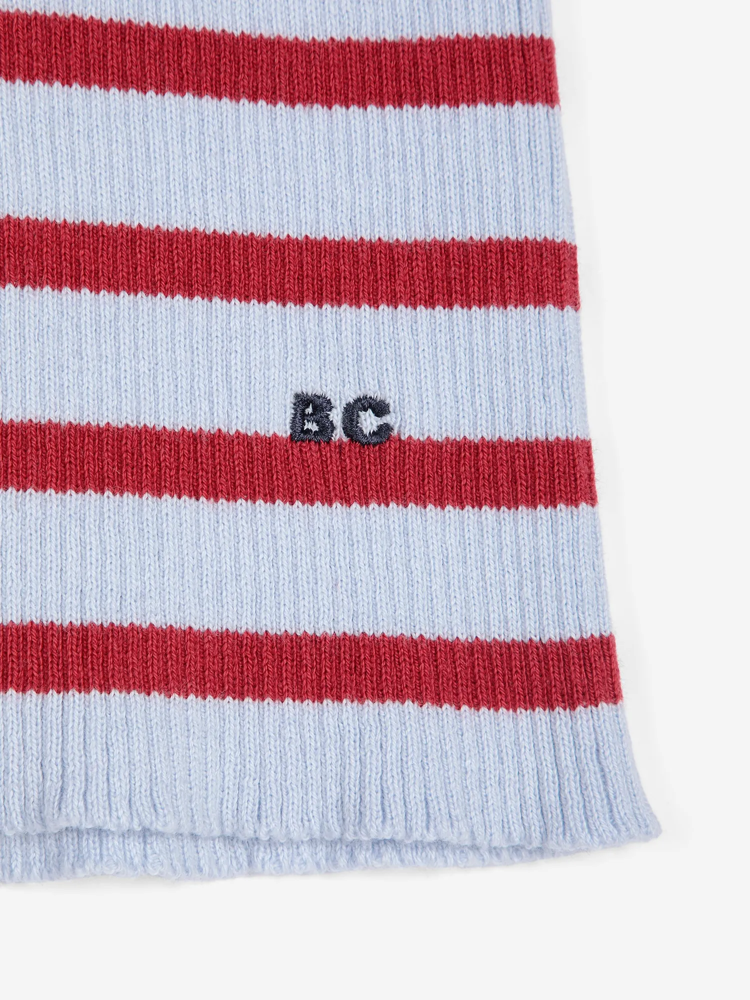 Bobo Choses stribet rullekrave striktrøje merinould slim fit