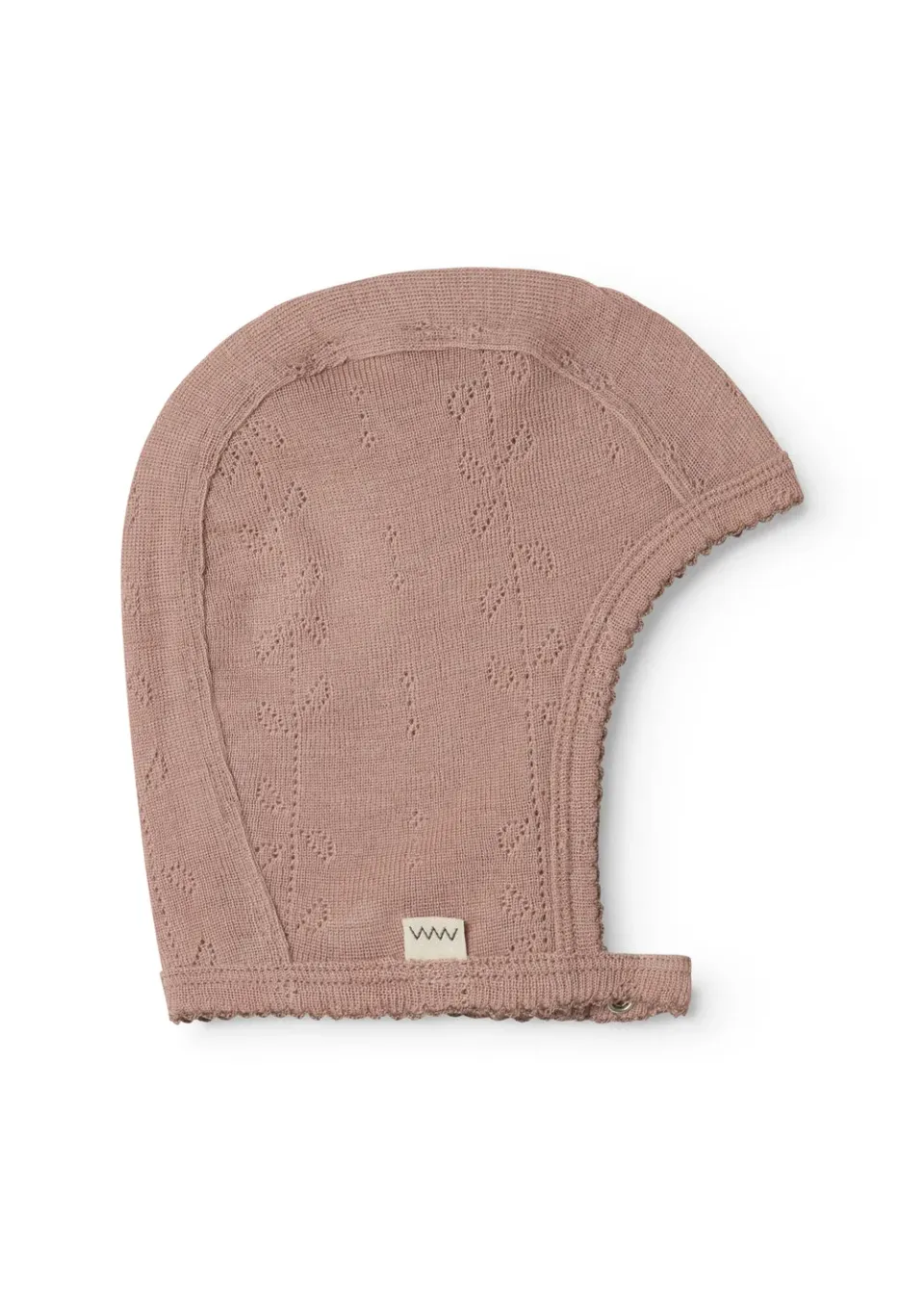 MarMar Hoody uldhue Burnt Rose pointelle