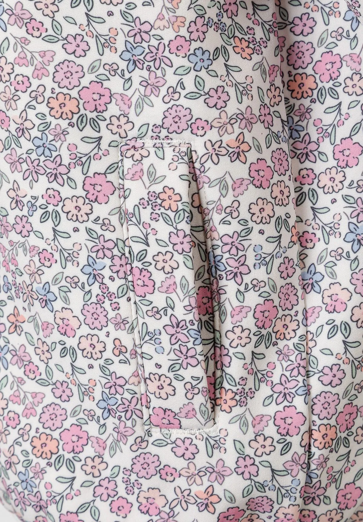 Minoti 44576 softshelljakke til piger creme blomster