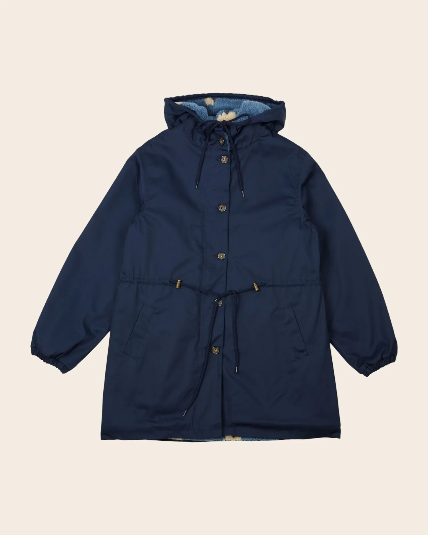 Emile et Ida Emeron parka dame marine foret