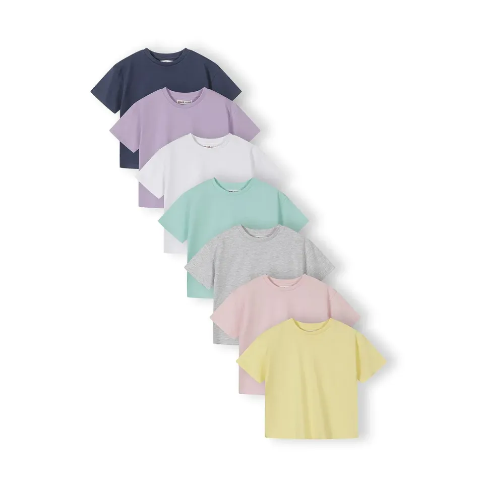 Minoti 44839 t-shirts 7-pak bomuld
