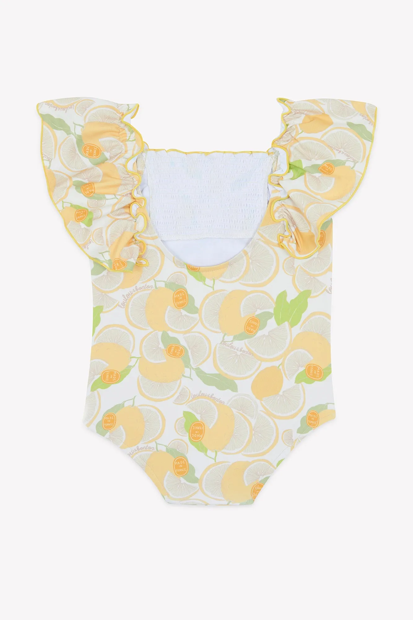 Bonton Nada Limone badedragt citron 1-delt 2-14Å