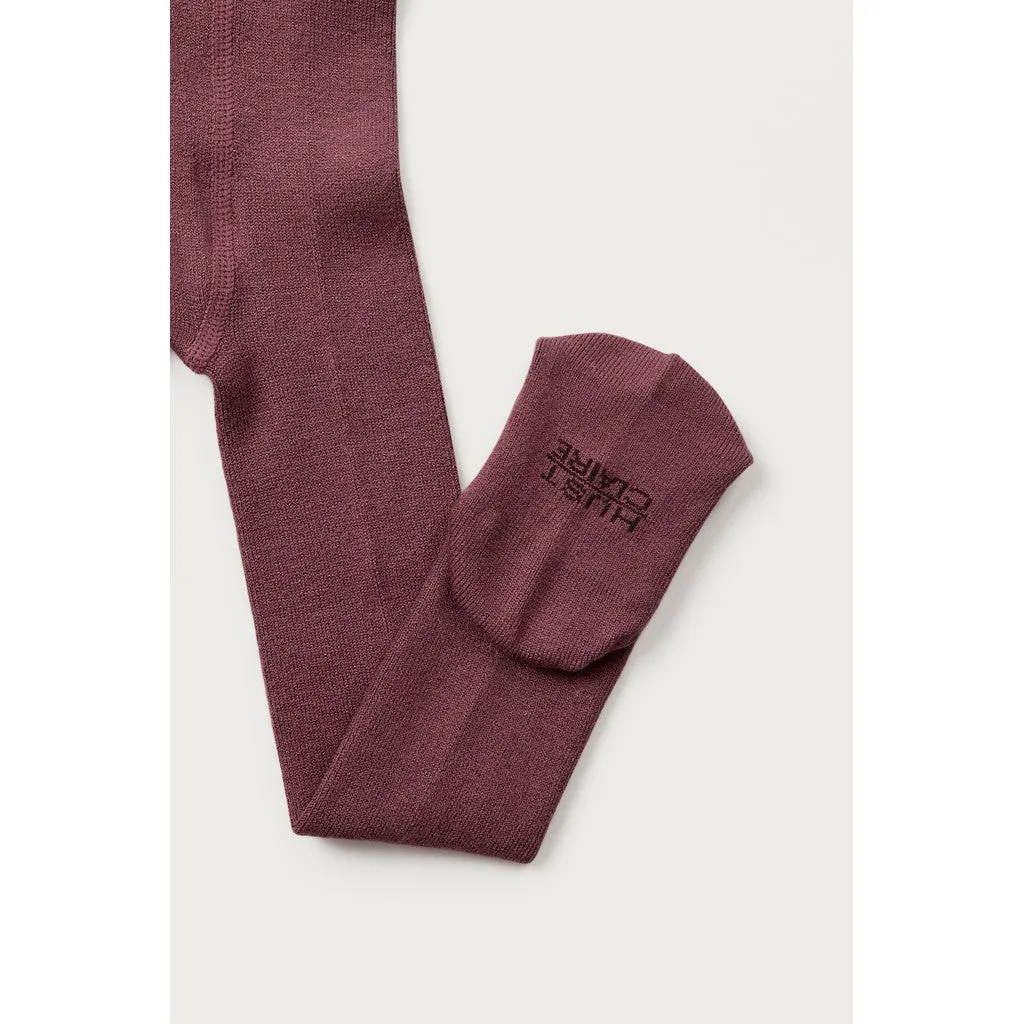 Hust & Claire Foxie strømpebukser Old Rose uld