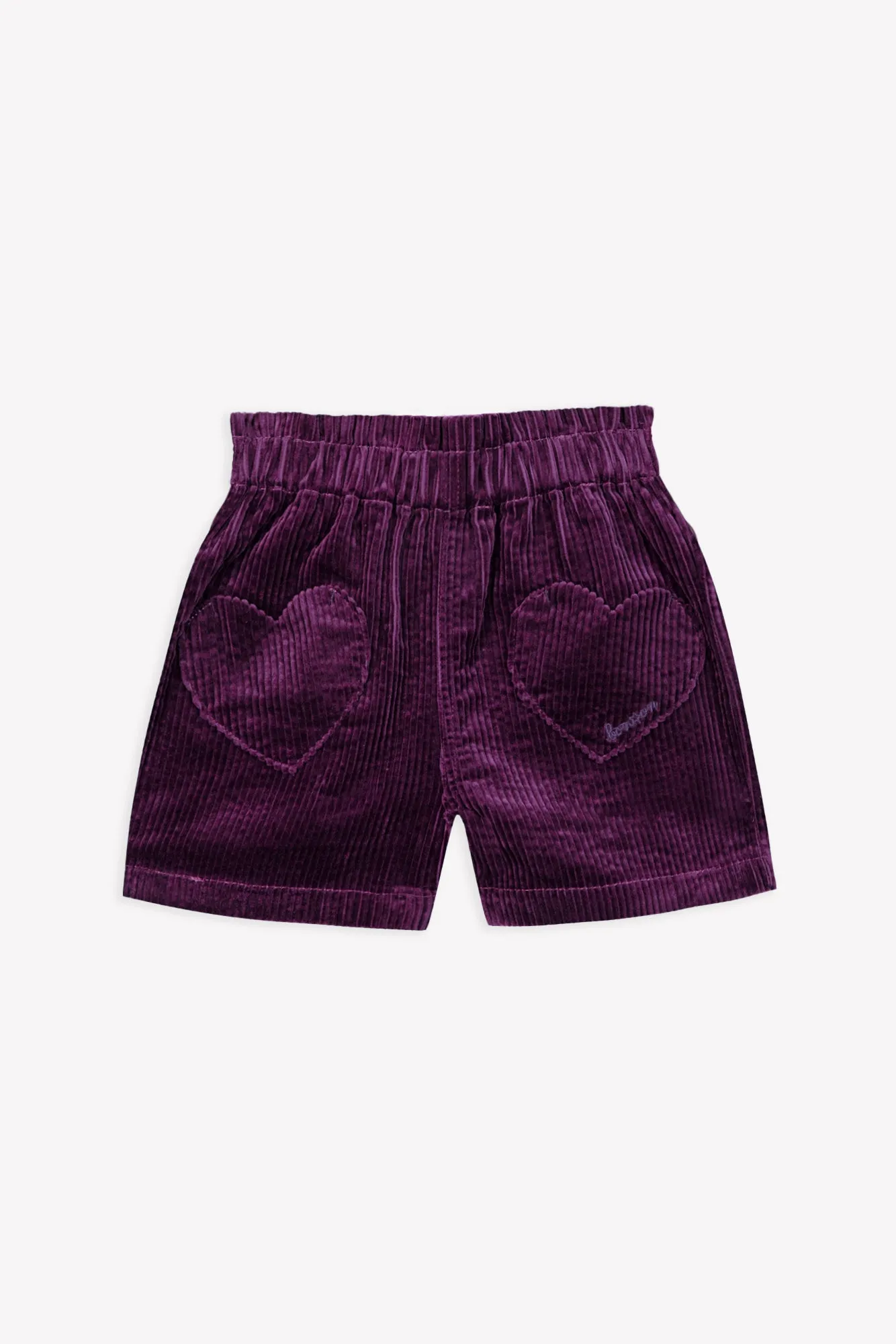 Bonton Purple Rain shorts lilla velour til piger