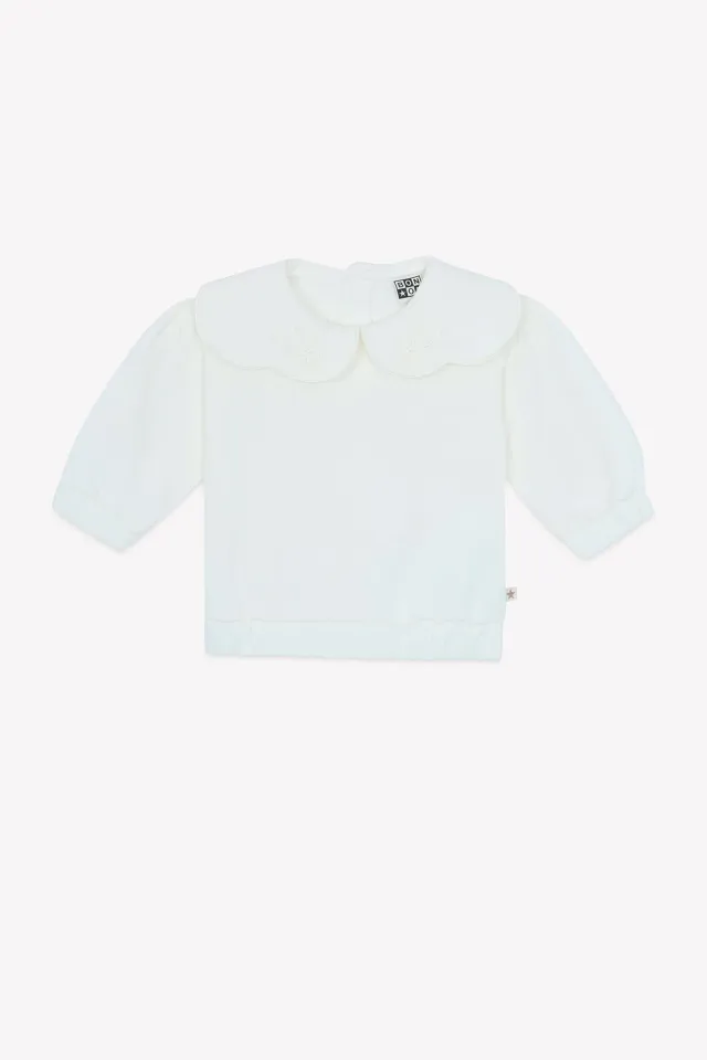 Bonton Martine sweatshirt baby ecru bomuld