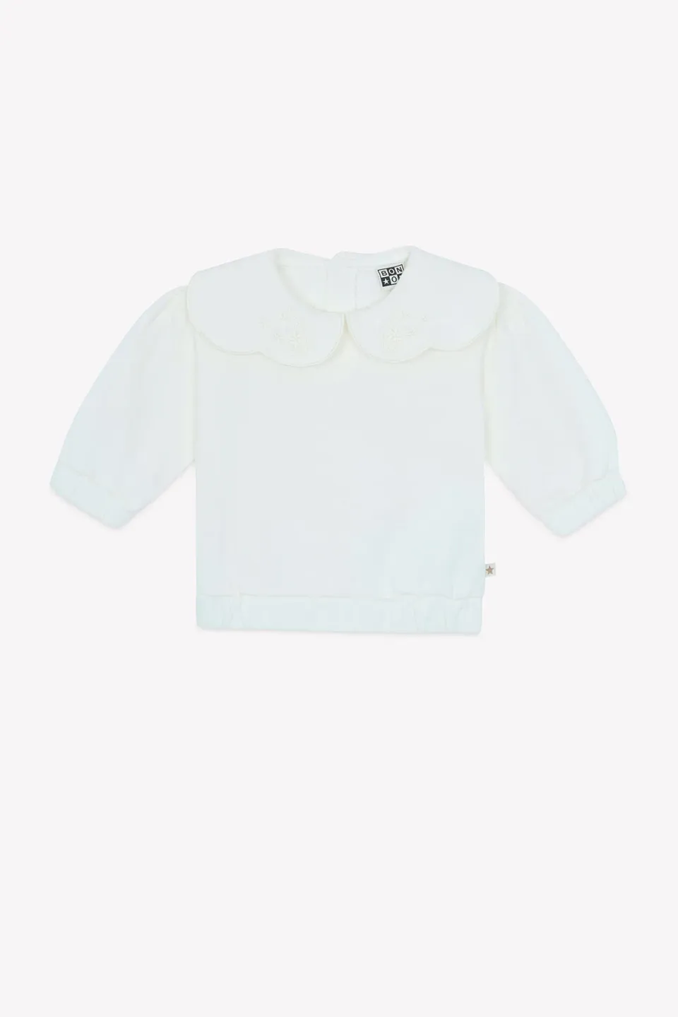 Bonton Martine sweatshirt baby ecru bomuld