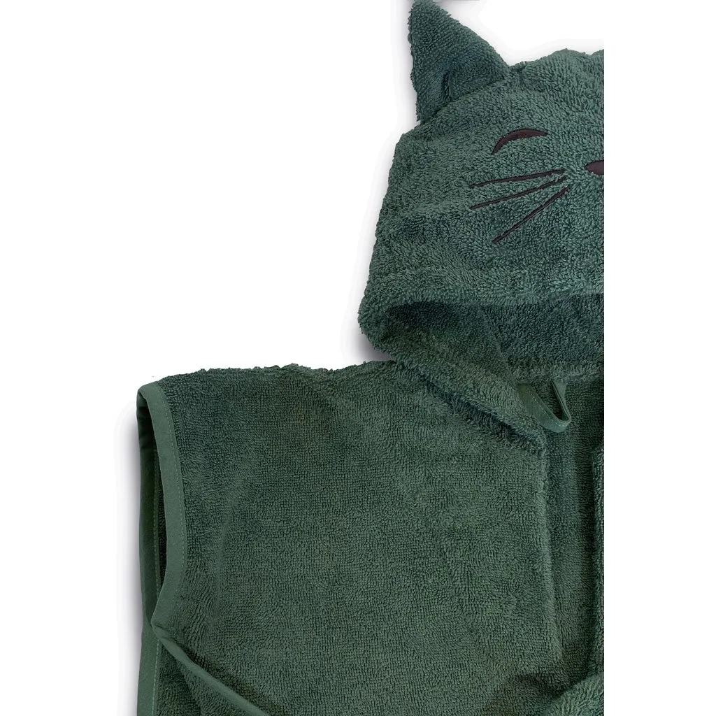 nuuroo Adelin poncho i økologisk bomuld Tea leaf