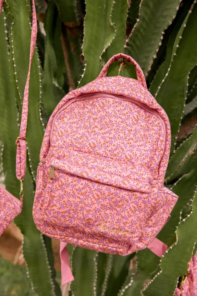 Bonton Foulfleur Violet rygsæk lilla bomuld