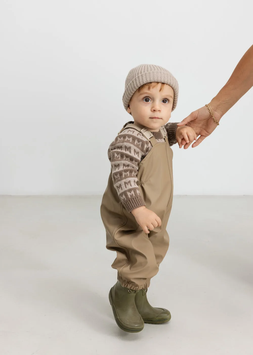 MarMar Atlas strikhue Oyster Grey beanie