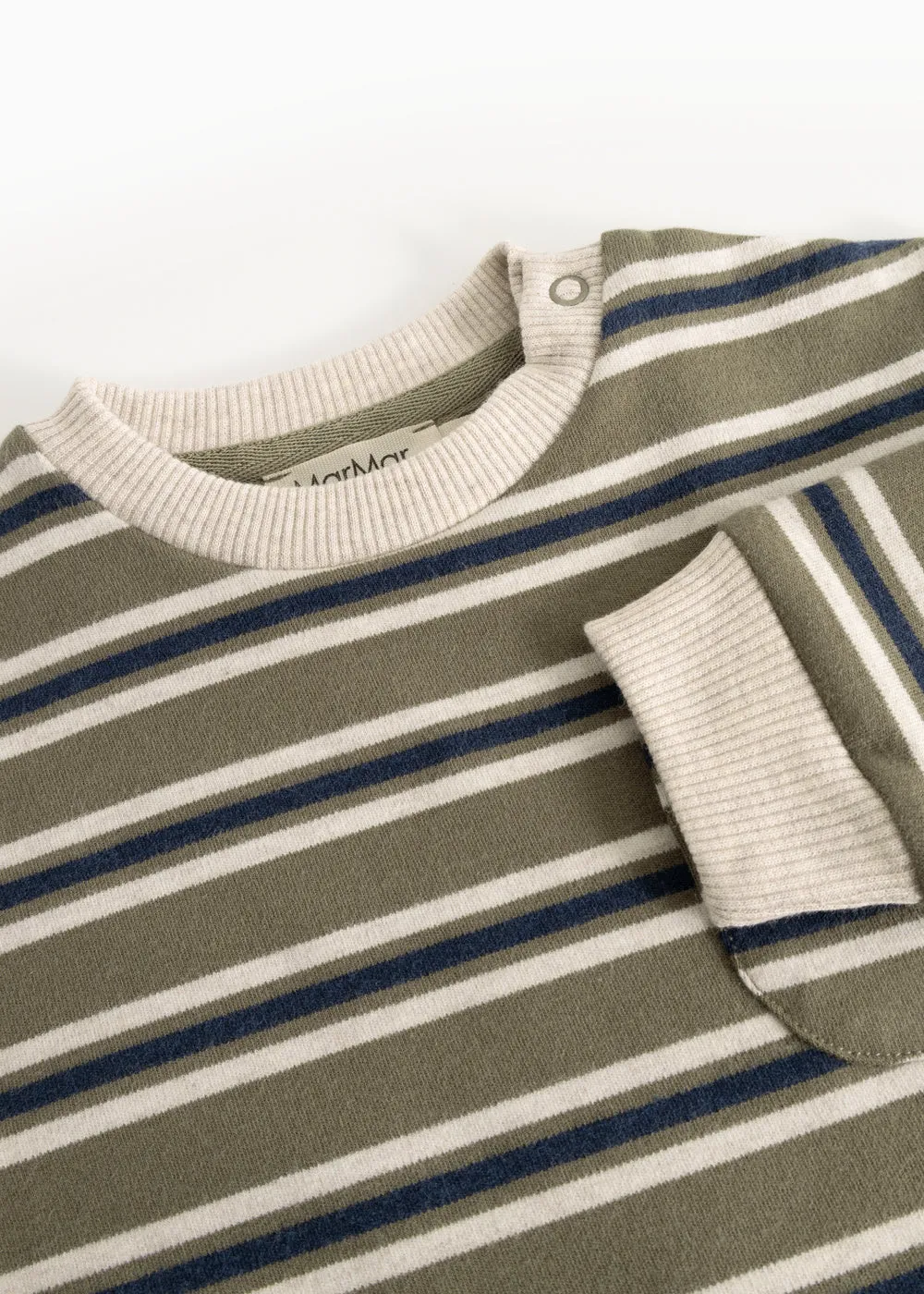 MarMar Ralle heldragt Seaweed Stripe modal str. 80