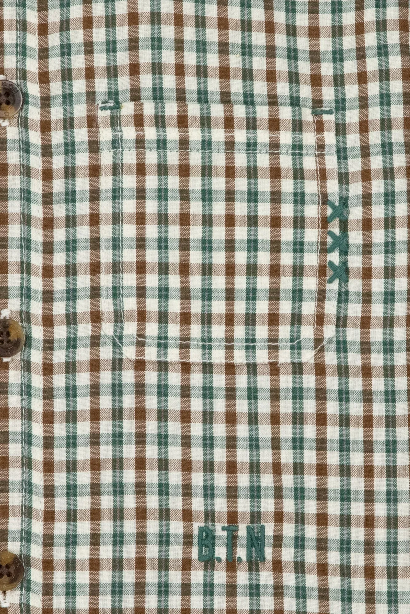 Bonton Paf Carreaux skjorte ternet bomuld