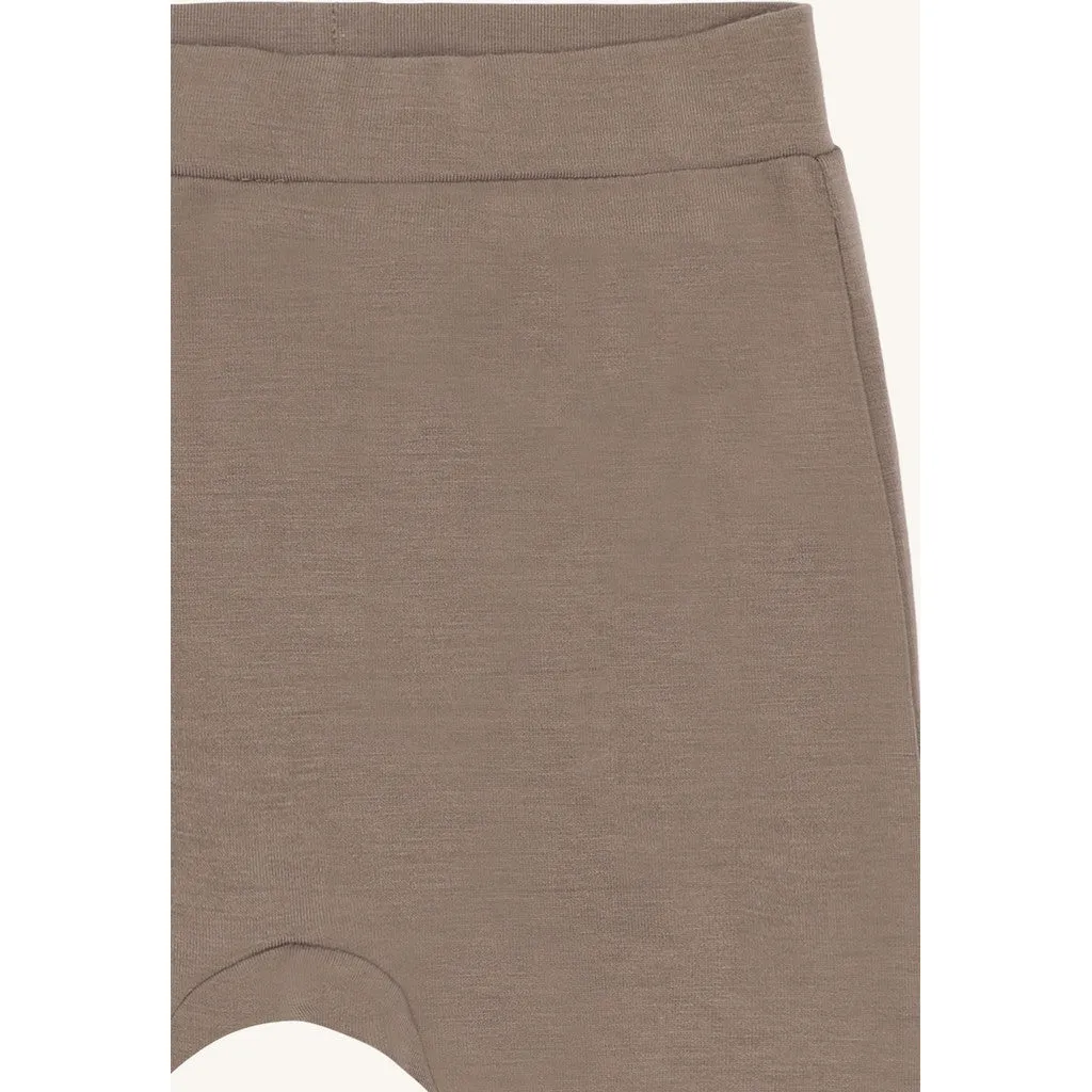 Hust & Claire Gusti Solid joggingbukser Chinchila bambus