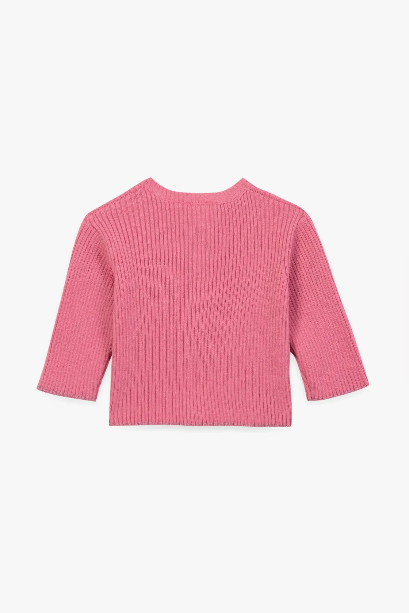 Bonton Lotta cardigan pinkyee – merinould og bomuld