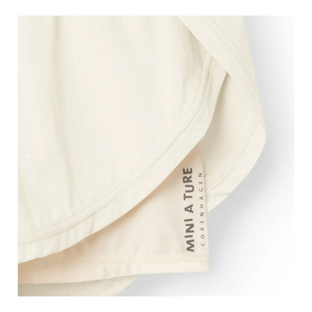 MINI A TURE Eidie shorts Tea Green med cykelshorts