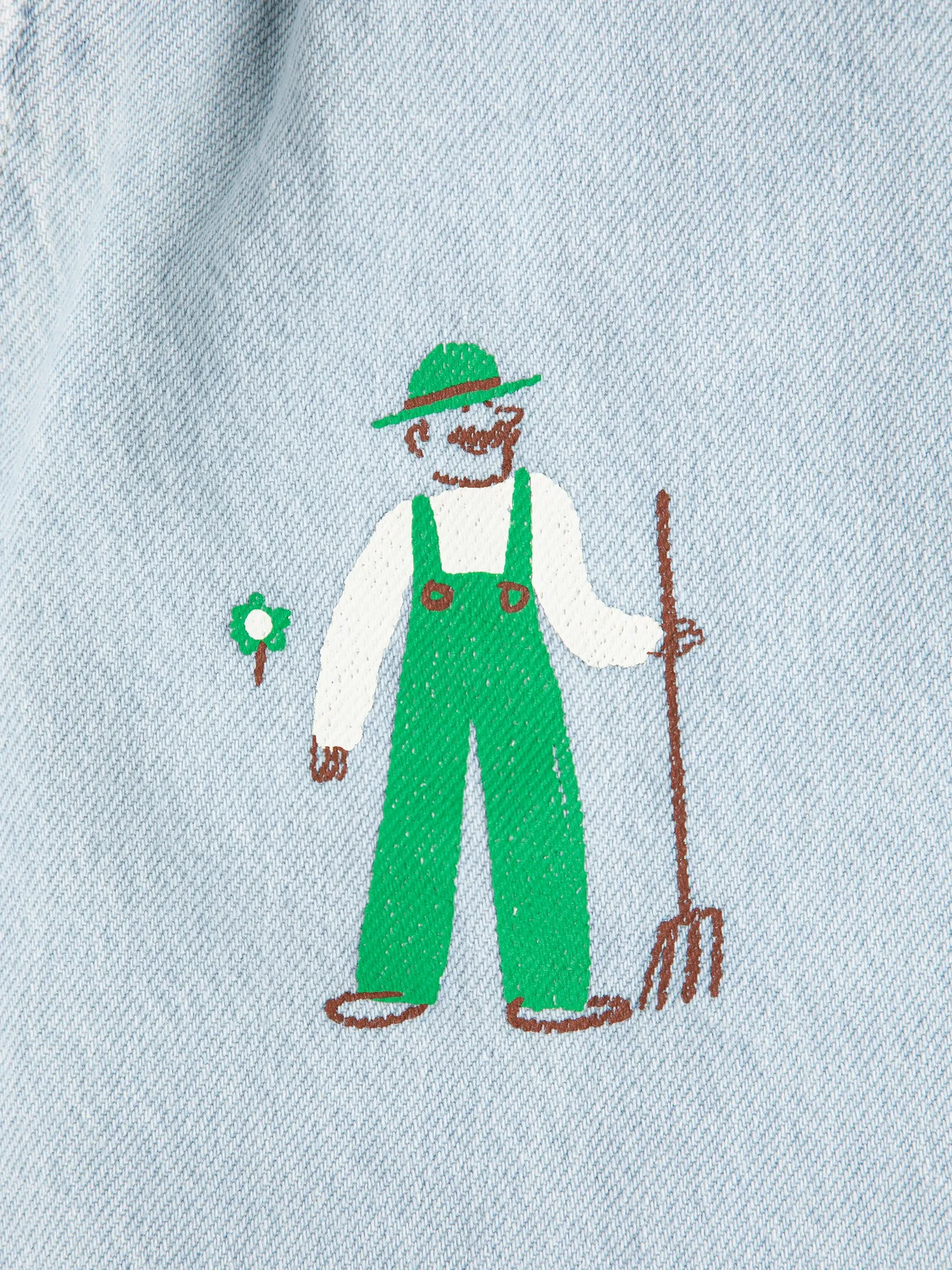Bobo Choses Farm Adventure denimbukser 2-3 år denim