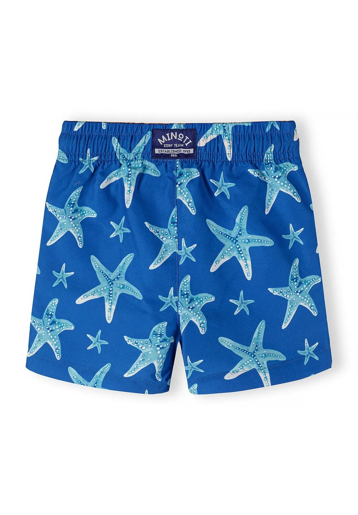 Minoti 44506 badeshorts 2-pak royalblå søstjerner