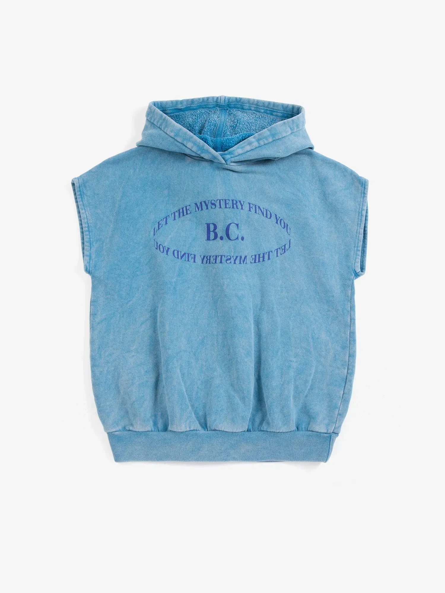 Bobo Choses Mystery BC ærmeløs hoodie blå 2-3 år