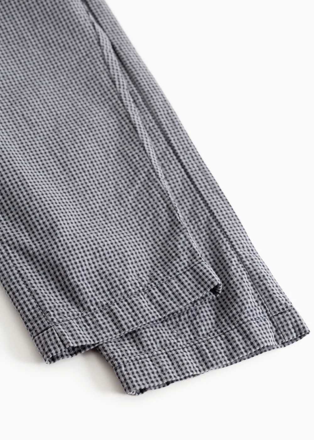 MarMar Panto bukser pigeon blue check seersucker