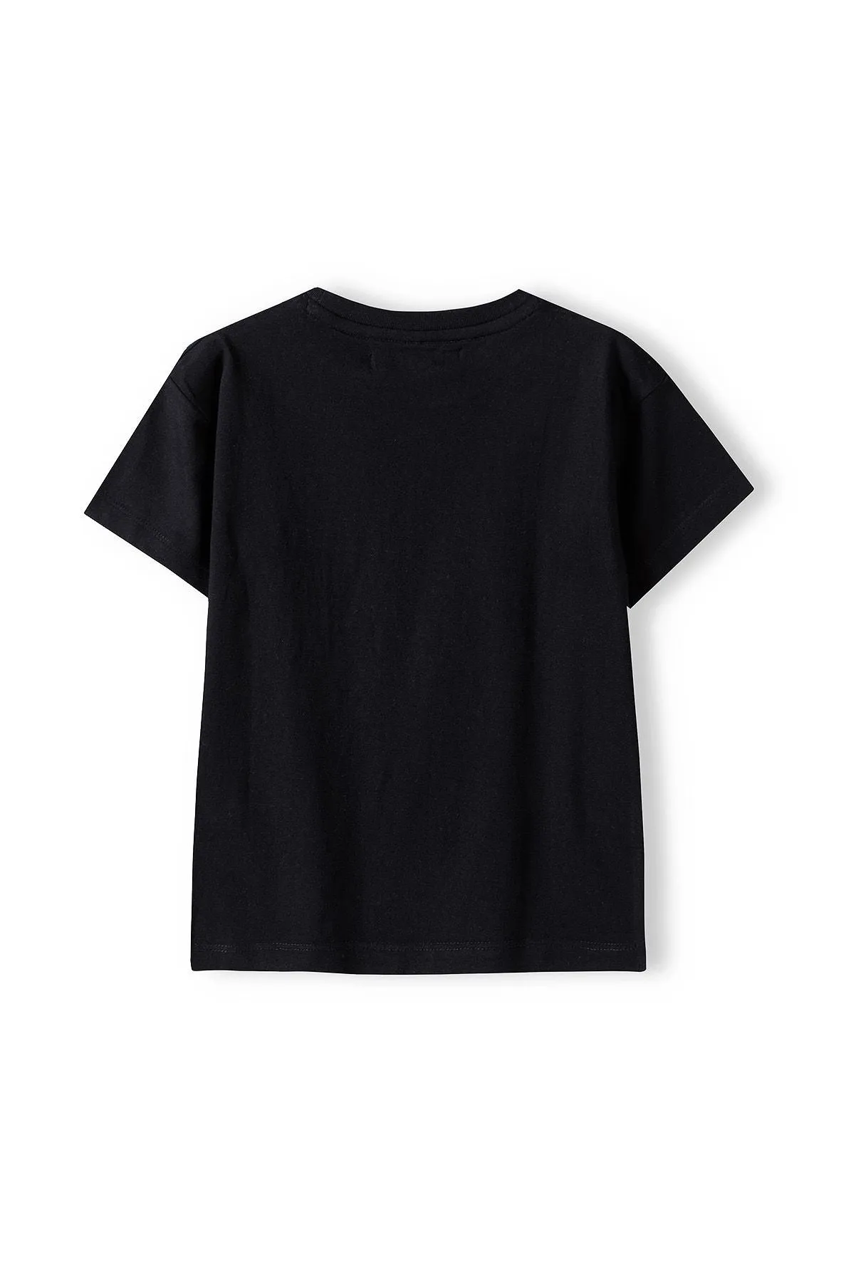 Minoti 38342 t-shirt sort til drenge bomuld print