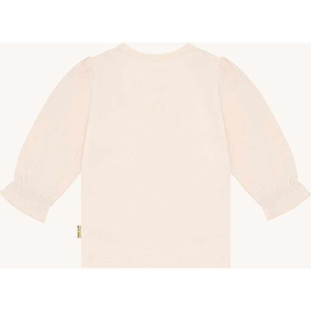 Hust & Claire HCAnna Fairy langærmet t-shirt Petal Pink bomuld