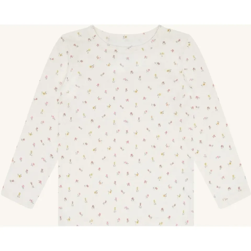 Hust & Claire HCAustin Vintage langaermet bluse ivory bambus