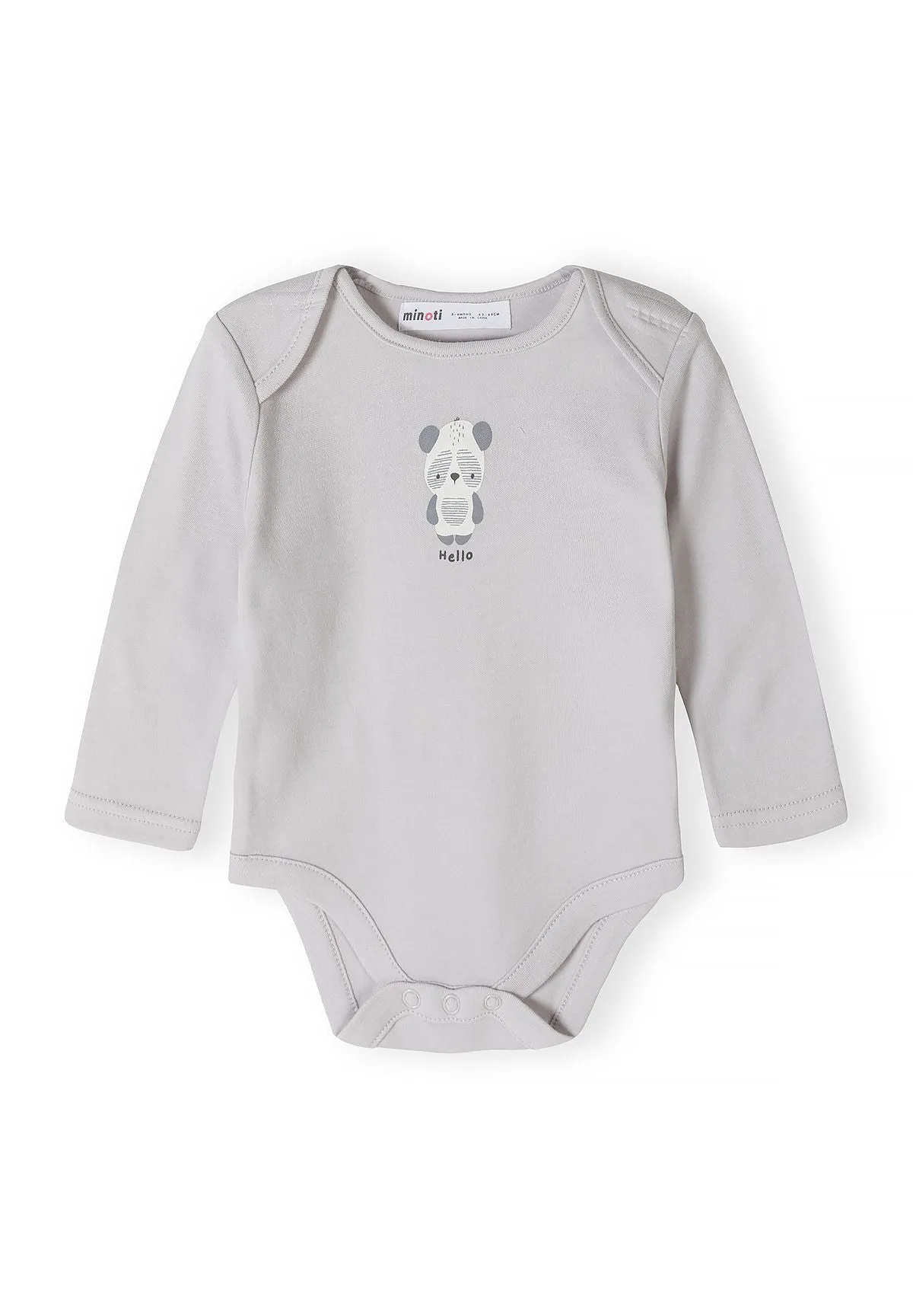 Minoti bodys langærmet print 7-pak til baby