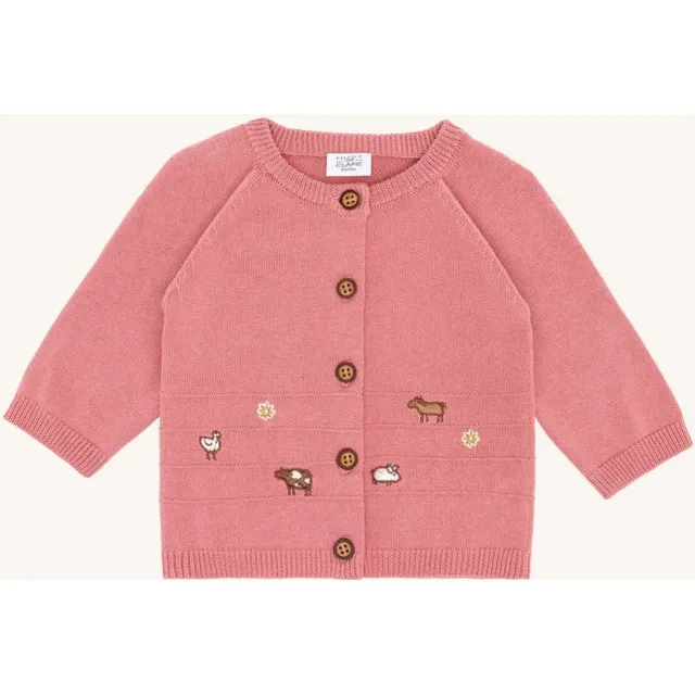 Hust & Claire HCCall Knit cardigan Sorbet bomuld