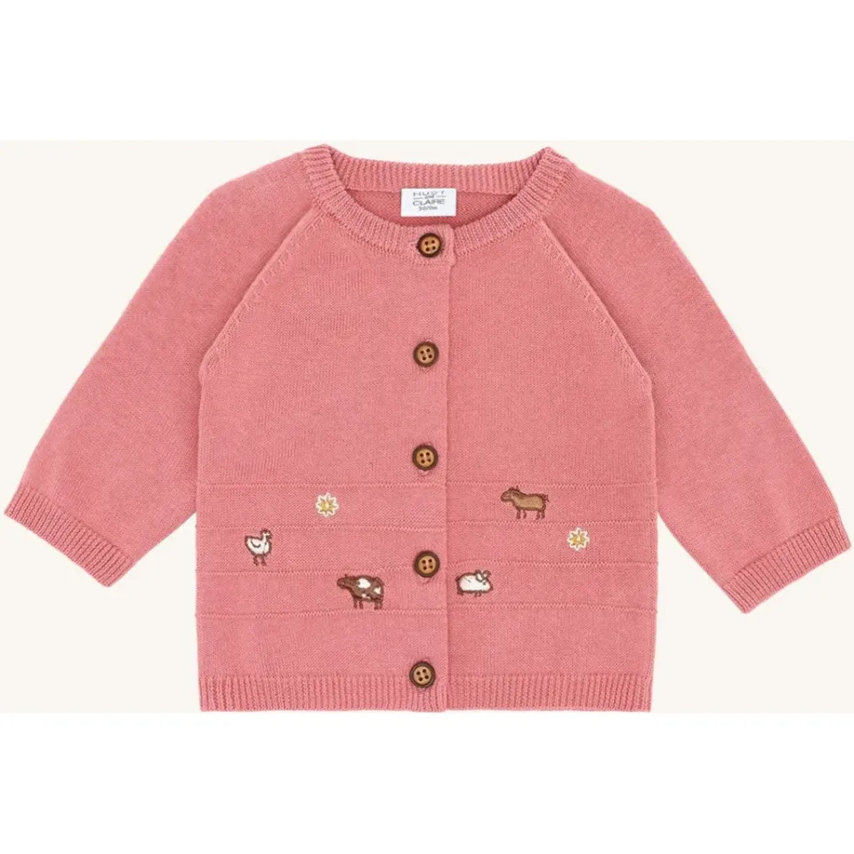 Hust & Claire HCCall Knit cardigan Sorbet bomuld