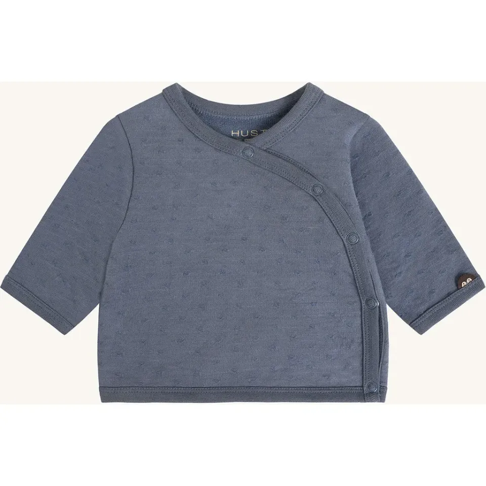 Hust & Claire Sai cardigan Blue Storm økologisk