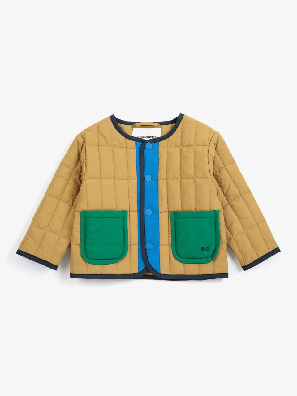 Bobo Choses All About Monsters BC light padded jacket khaki 12M