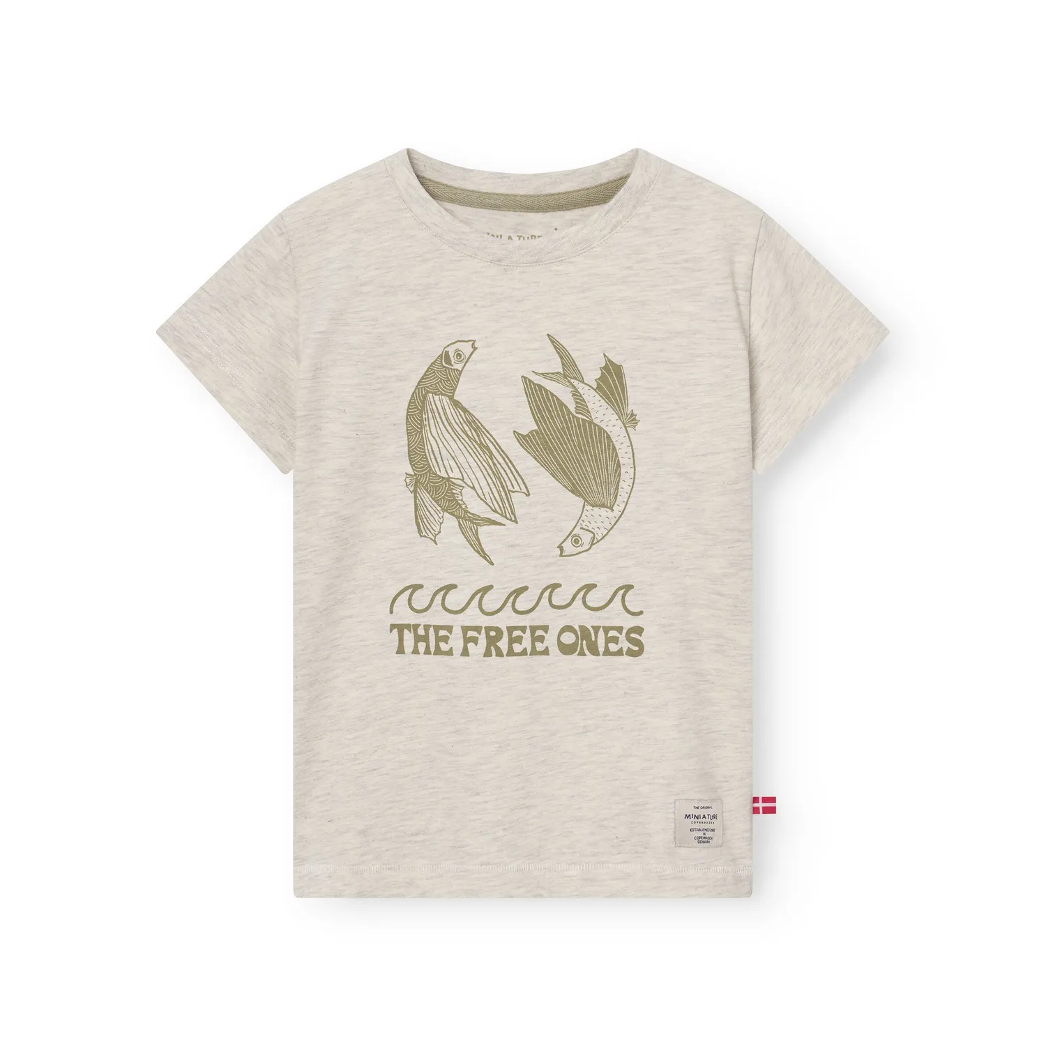 MINI A TURE MATCHARLEY t-shirt Cloudy rose økologisk bomuld
